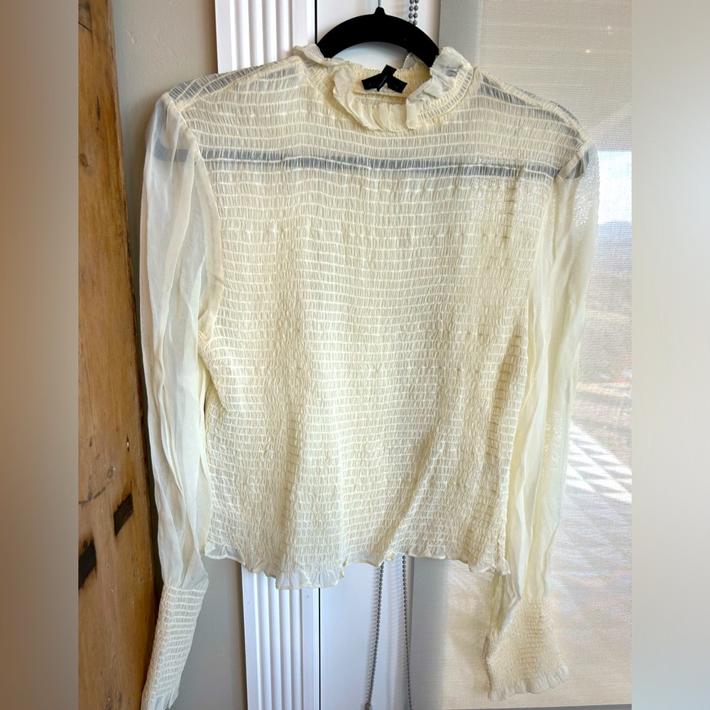 Rag and Bone organza top